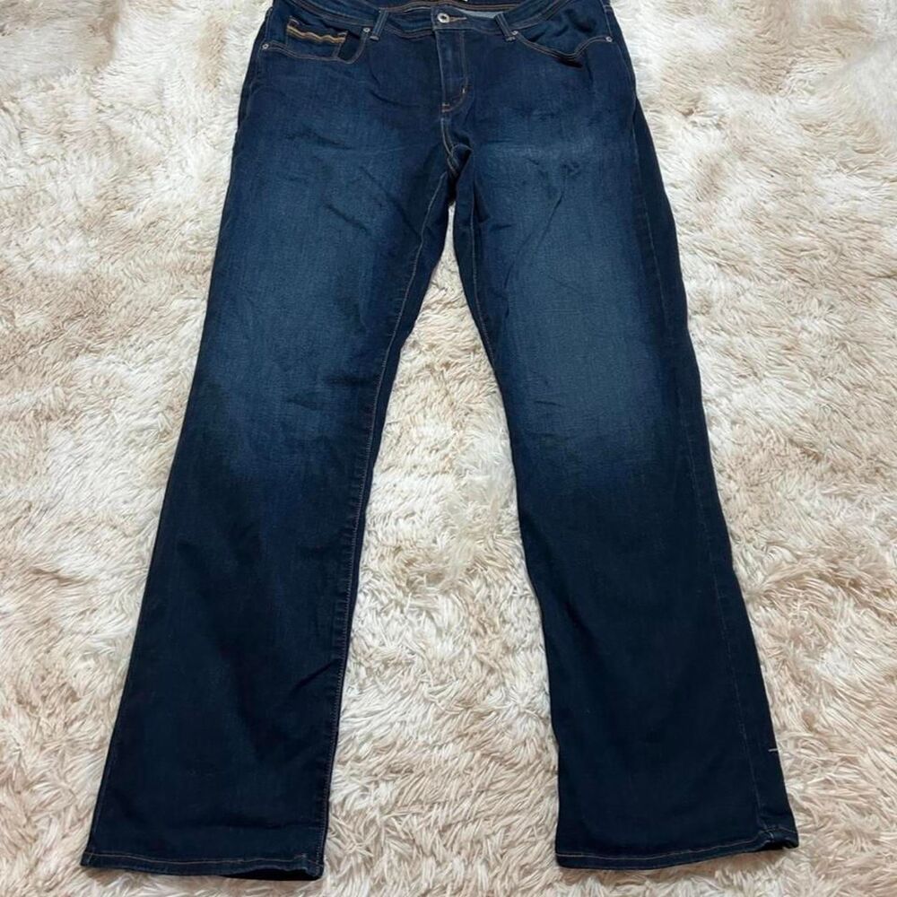 Levi-s Women's Blue and Navy Jeans